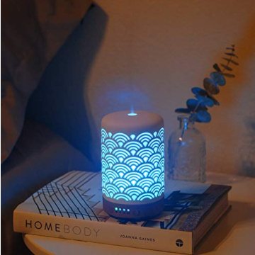 Stylish HOMNAS Essential Oil Diffuser for Aromatherapy Bliss