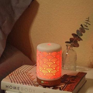 Stylish HOMNAS Essential Oil Diffuser for Aromatherapy Bliss