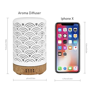 Stylish HOMNAS Essential Oil Diffuser for Aromatherapy Bliss