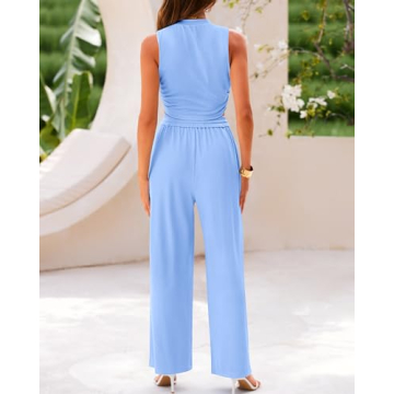 BTFBM Women Ribbed Knit Lounge Set Casual Summer Chic