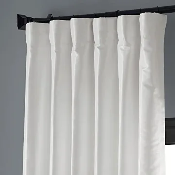 Luxury Faux Silk Blackout Curtains - 96 Inches Long