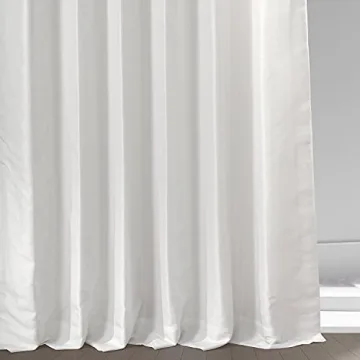 Luxury Faux Silk Blackout Curtains - 96 Inches Long