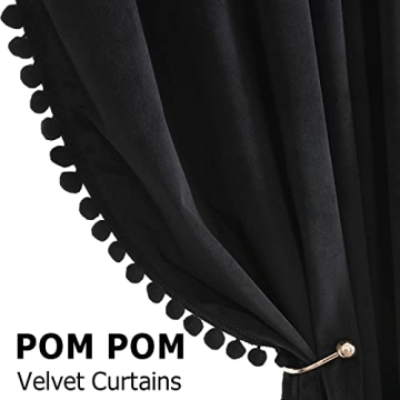 Benedeco Velvet Room Darkening Curtains for Elegant Living