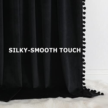 Benedeco Velvet Room Darkening Curtains for Elegant Living