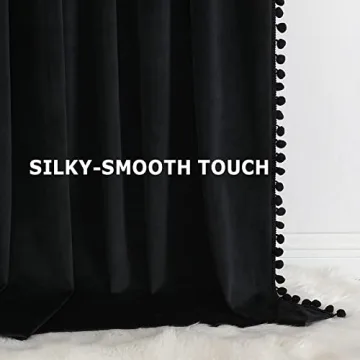 Benedeco Velvet Room Darkening Curtains for Elegant Living