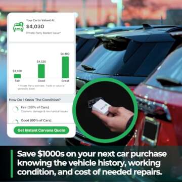 FIXD Bluetooth OBD2 Scanner for Car - Car Code Readers & Scan Tools for iPhone & Android - Wireless OBD2 Auto Diagnostic Tool to Check Engine & Fix All Cars & Vehicles ‘96 or Newer (1 Pack)