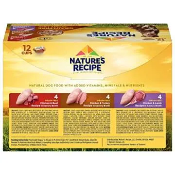 Nature’s Recipe Grain Free Wet Dog Food Variety Pack