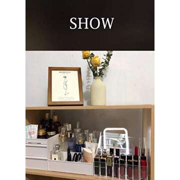 HASPINH Large Makeup Capacity Storage Box - Versatile Organizer