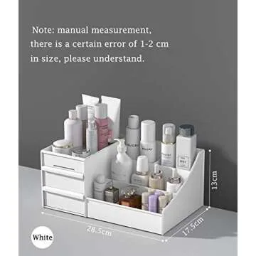 HASPINH Large Makeup Capacity Storage Box - Versatile Organizer