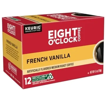 French Vanilla K-Cup Pods by Eight O'Clock Coffee