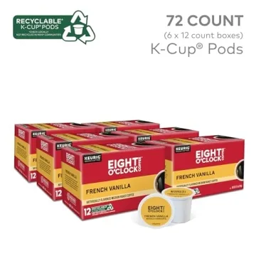 French Vanilla K-Cup Pods by Eight O'Clock Coffee
