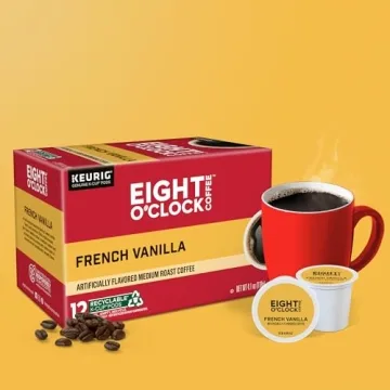 French Vanilla K-Cup Pods by Eight O'Clock Coffee