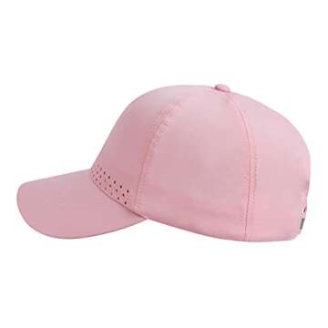 Women Quick Drying Baseball Cap Sun Hats Mesh Lightweight UV Protection for Outdoor Sports - Multipl...