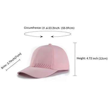 UV Protection Women’s Quick Drying Sports Baseball Cap