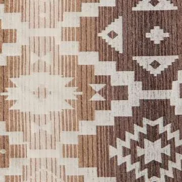 Paseo Road by HiEnd Accents Chalet Aztec 3 Piece Comforter Set with Pillow Shams, King Size, Modern Southwestern Rustic Style Luxury Bedding Set, 1 Comforter and 2 Pillowcases