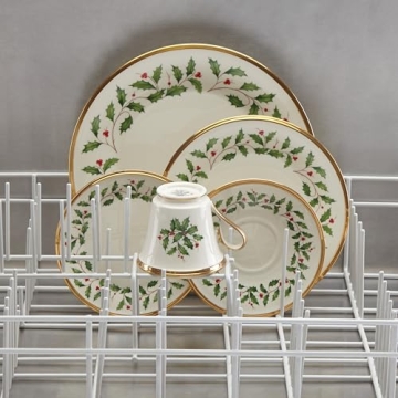 Lenox Holiday 5-Piece Place Setting Classic Christmas Dishes
