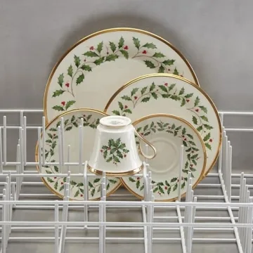 Lenox Holiday 5-Piece Place Setting Classic Christmas Dishes