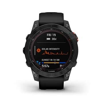 Garmin fenix 7 Solar Adventure Smartwatch - Rugged GPS with Solar Charging