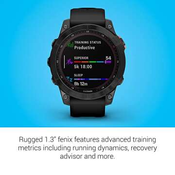 Garmin fenix 7 Solar Adventure Smartwatch with GPS