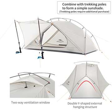 Naturehike VIK Ultralight Tent for Comfortable Backpacking