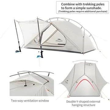 Naturehike VIK Ultralight Tent for Comfortable Backpacking