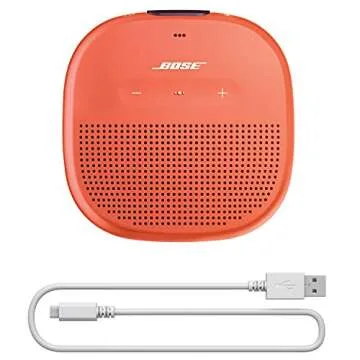 Bose SoundLink Micro: Small Portable Bluetooth Speaker (Waterproof), Bright Orange