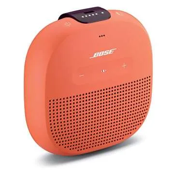 Bose SoundLink Micro: Small Portable Bluetooth Speaker (Waterproof), Bright Orange