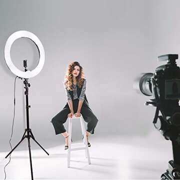 18-inch LED Ring Light for Makeup and Photography
