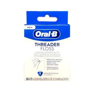 Oral-B Glide Pro-Health Dental Floss Threaders for Braces, 30 Count