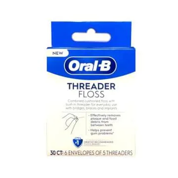 Oral-B Glide Pro-Health Dental Floss Threaders for Braces, 30 Count