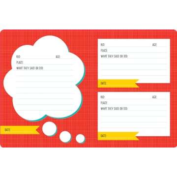 Never a Dull Moment Memory Book for Kids' Memories