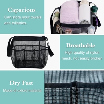 Attmu Mesh Shower Caddy - Durable, Portable, and Stylish
