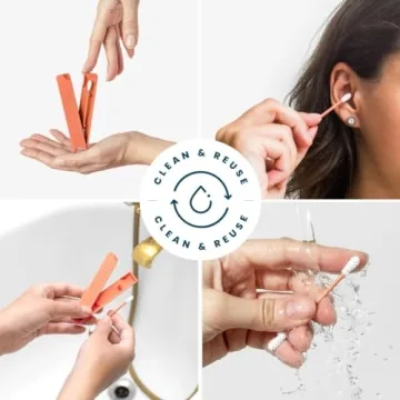 LastSwab® Eco-Friendly Reusable Cotton Swabs for Ear Care