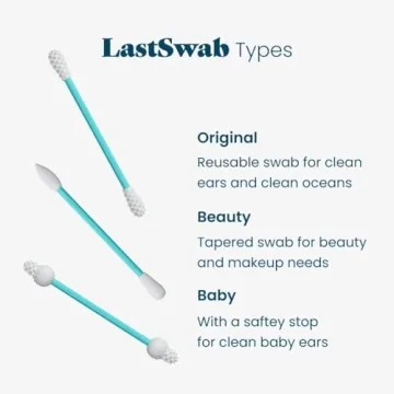 LastSwab® Eco-Friendly Reusable Cotton Swabs for Ear Care