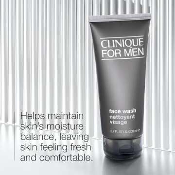 Clinique For Men Starter Kit Set For Daily Age Repair | Face Wash, Cream Shave + Anti-Age Moisturizer