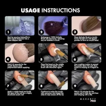 MakarttPro EMA Acrylic Liquid Monomer 946 ml/32 FL Oz, Low Odor & Non-Yellowing Acrylic Nail Liquid, Fast Set Professional Nail Liquid for Nail Technicians.