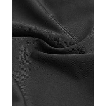 SweatyRocks Women Legging Cutout Tie Cuff Slim Yoga Pants Jogger Workout Tights Black M