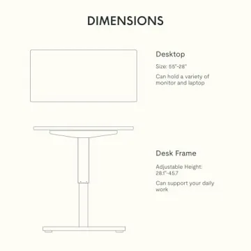 FLEXISPOT EN1 Electric Standing Desk - Adjustable Height