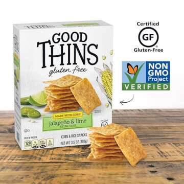 Good Thins Jalapeño & Lime Gluten-Free Snack Crackers