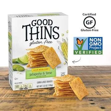 Good Thins Jalapeño & Lime Gluten-Free Snack Crackers