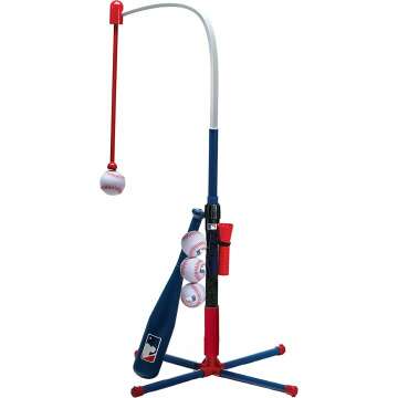 Franklin Sports Grow-with-Me Kids Baseball Batting Tee Set for Youth