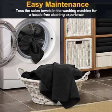 UNIMADE 48 Pack Salon Towels Microfiber Bulk Fast Drying