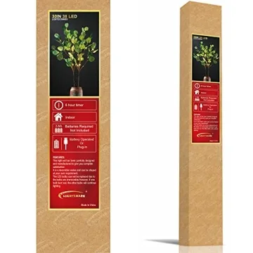Lightshare 30IN Eucalyptus LED Branches for Home Decor