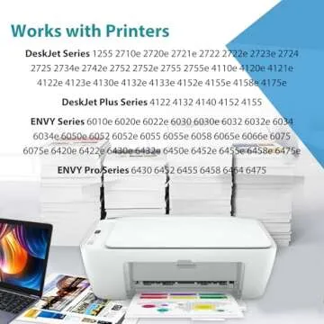 Relcolor 67XL Ink Cartridge Pack for HP Printers