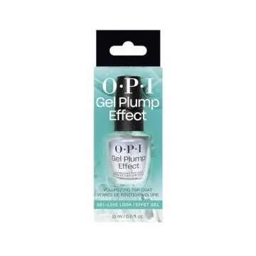 OPI Gel Plump Effect Top Coat | Gel Like Nail Polish Top Coat |Plumping & Volumizing, High Shine, Protects Nails
