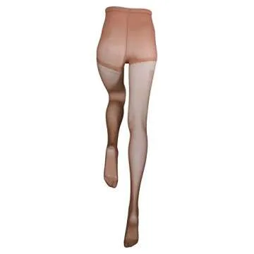 Truform Sheer Compression Pantyhose for Women