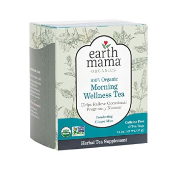 Earth Mama Organic Morning Wellness Tea for Nausea Relief