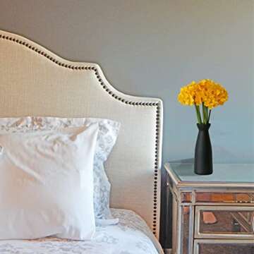 Lifelike 12pc Artificial Daffodils Yellow Flowers for Spring