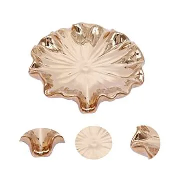 Stylish Polyroyal Lotus Leaf Soap Dish for Kitchen & Bath