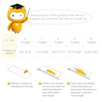 BMCiTYBM Baby Snow Boots Boys Girls Winter Toddler Infant Shoes Anti-Slip Brown Size 6 Toddler